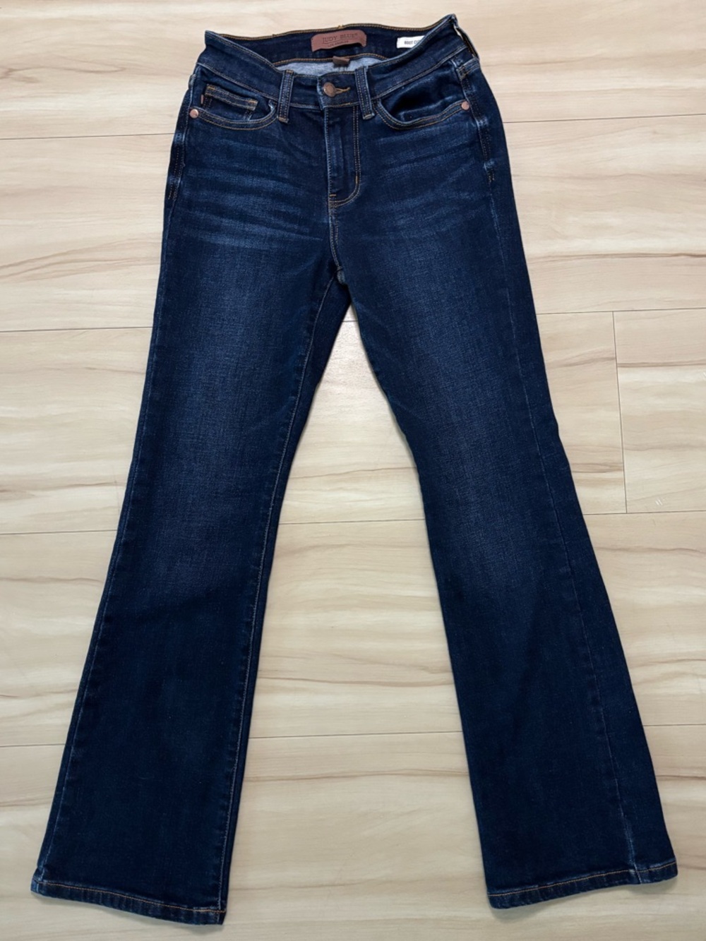 Judy Blue Dark Indigo Petite Boot Cut Jeans - Size 24 Petite (27” inseam)